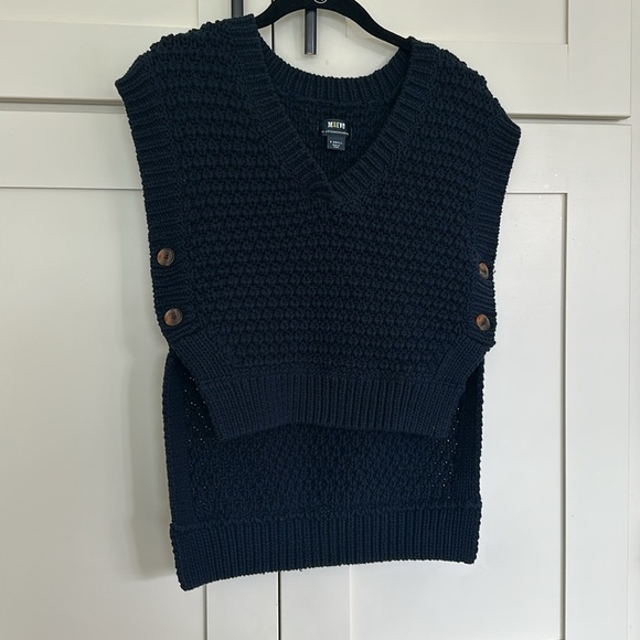 Maeve By Anthropologie Hi-Low Sweater Vest - Picture 3 of 13